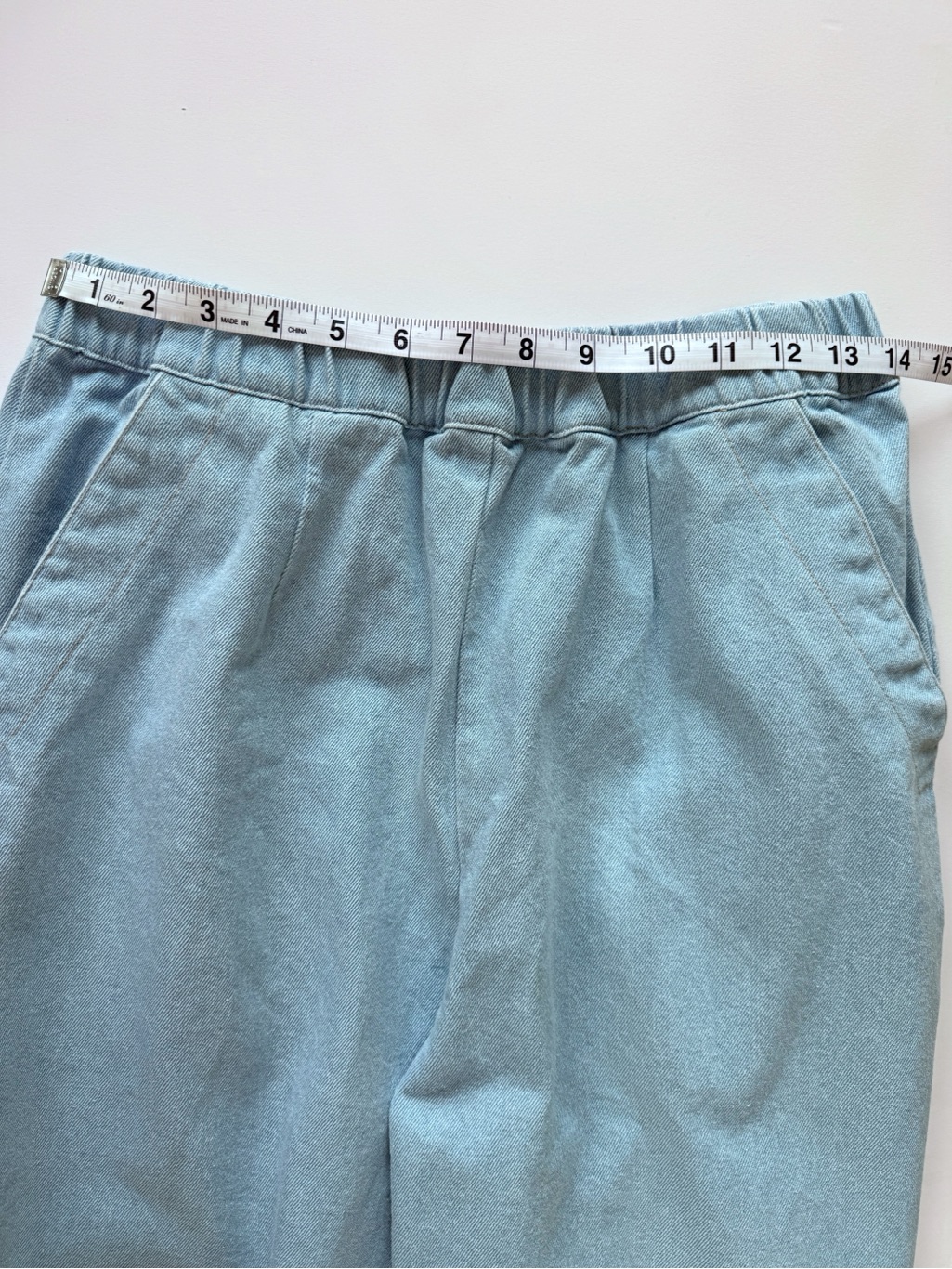 Micaela Greg Denim Barrel Pant Sky — image 3 of 7